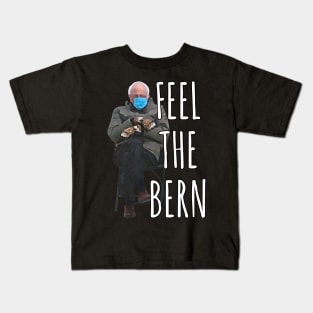 Bernie Sanders Mittens Sitting Inauguration feel the Bern Kids T-Shirt